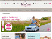 Tablet Screenshot of neobulle.com